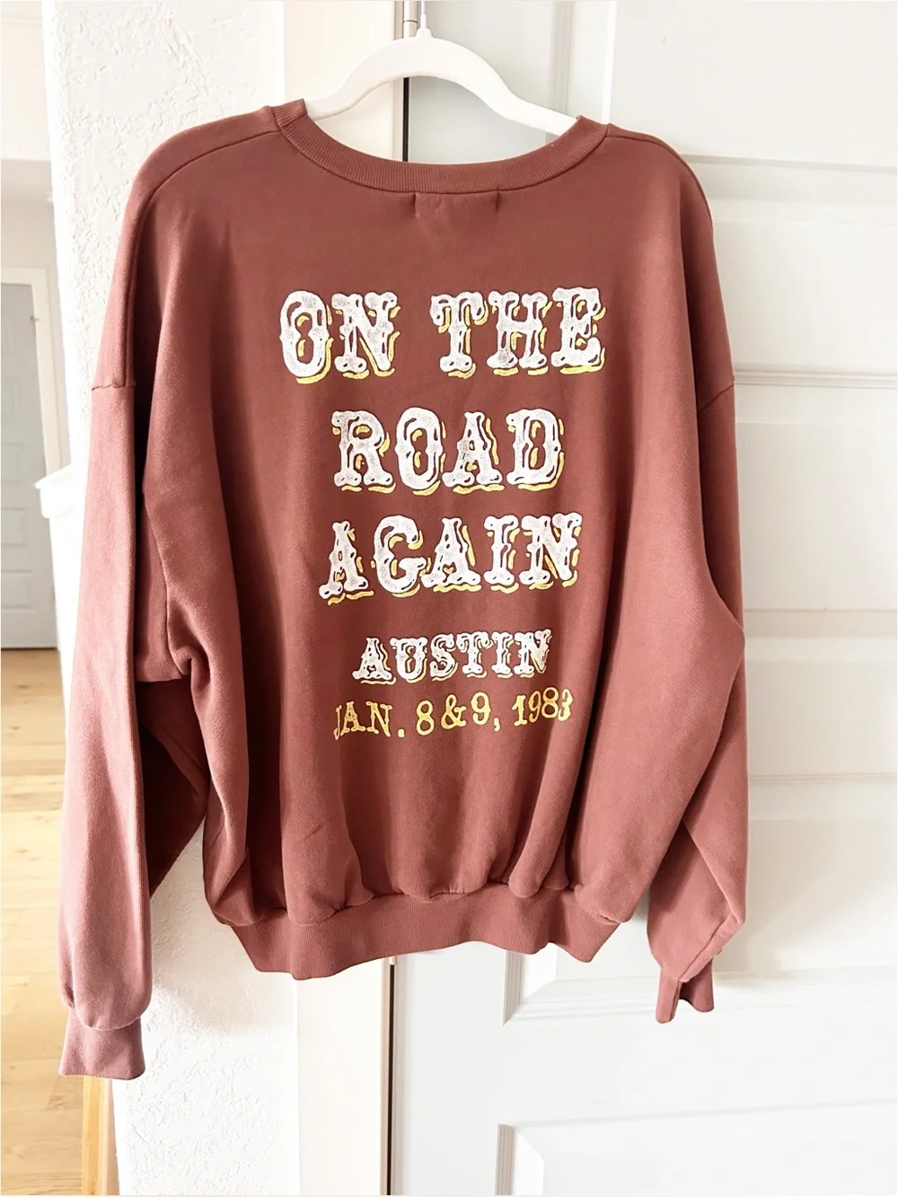 NWT Daydreamer Willie Nelson Pullover Sweatshirt Free People - Picture 6 of 7